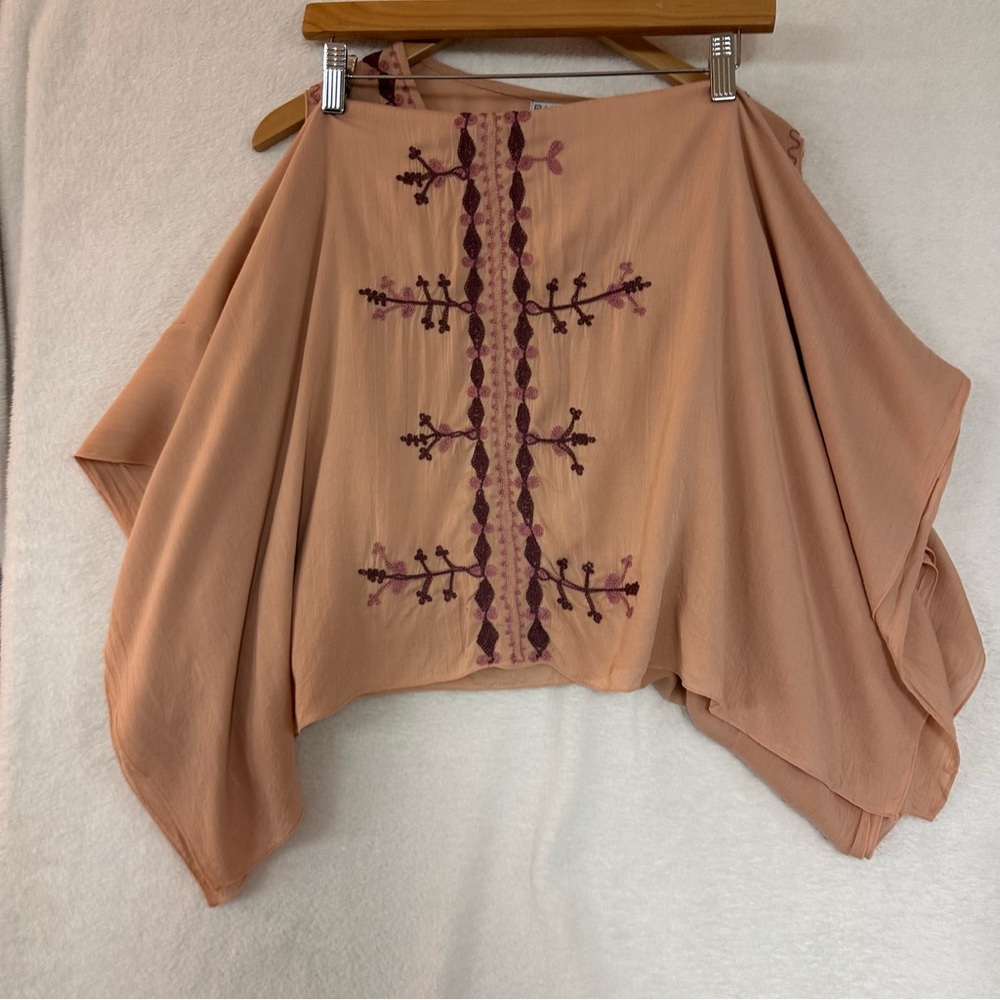 Bagus Kaftan Coverall Mauve Pink embroidery size OS Women - Picture 11 of 13